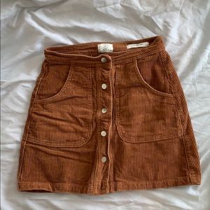 Cotton On Mini A-line Button Down Skirt